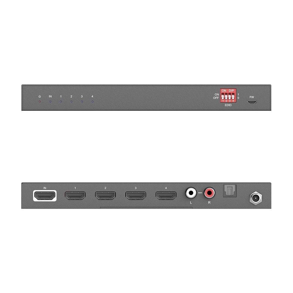 Распределитель (сплиттер) PureLink PT-SP-HD14DA, 1:4 HDMI, Down-scaling  4K на FHD